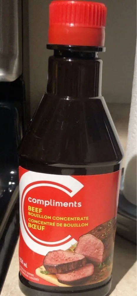 Beef bouillon concentrate
