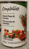 Pois sucrés et carottes