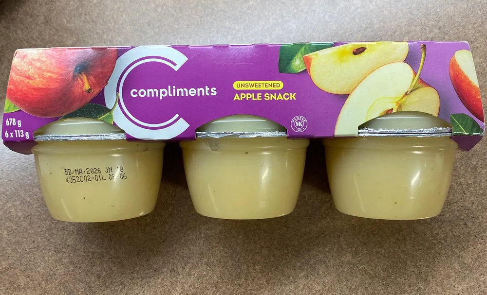 Unsweetened Apple Snack