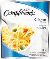Chicken flavour instant noodles in a cup