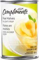 Pear halves in light syrup