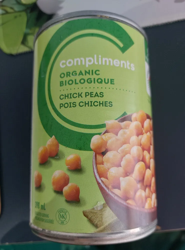 Pois chiches biologiques