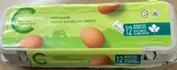 12 Medium Organic Free-Range Eggs, Brown