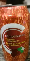 Cranberry ginger ale