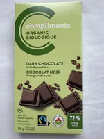 Organic Dark Chocolate with Cocoa Nibs