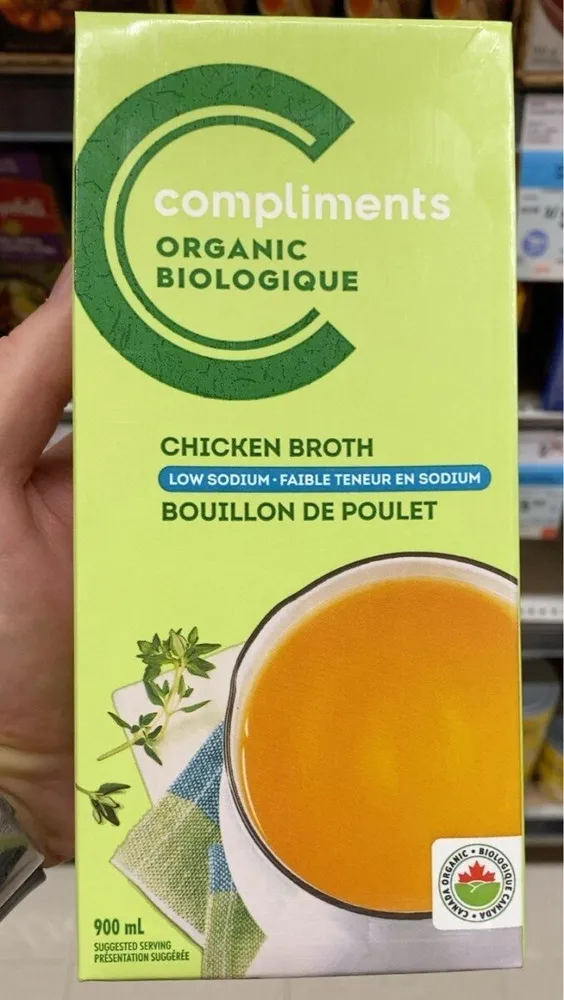 Organic chicken broth