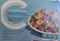 SOUTHWEST BROWN RICE & QUINOA WITH BLACK BEANS