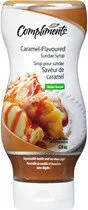 Caramel-flavoured sundae syrup