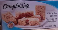 Carrés de riz croustillant