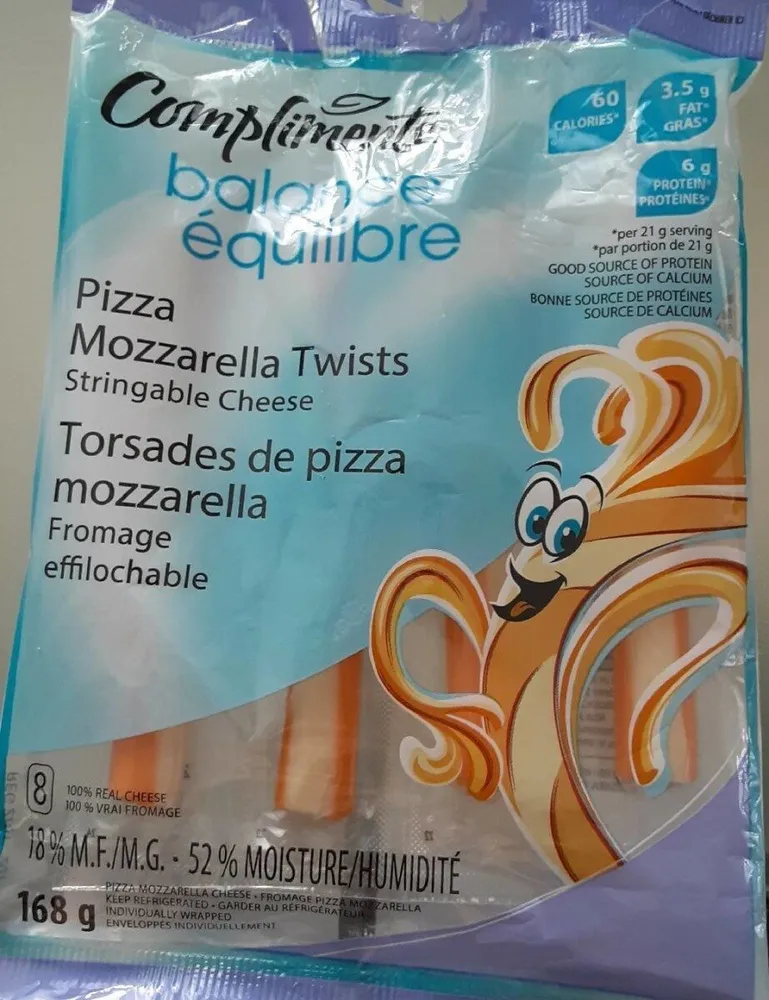 Torsades de pizza mozzalera