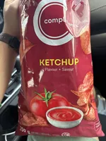 Ketchup flavour potato chips
