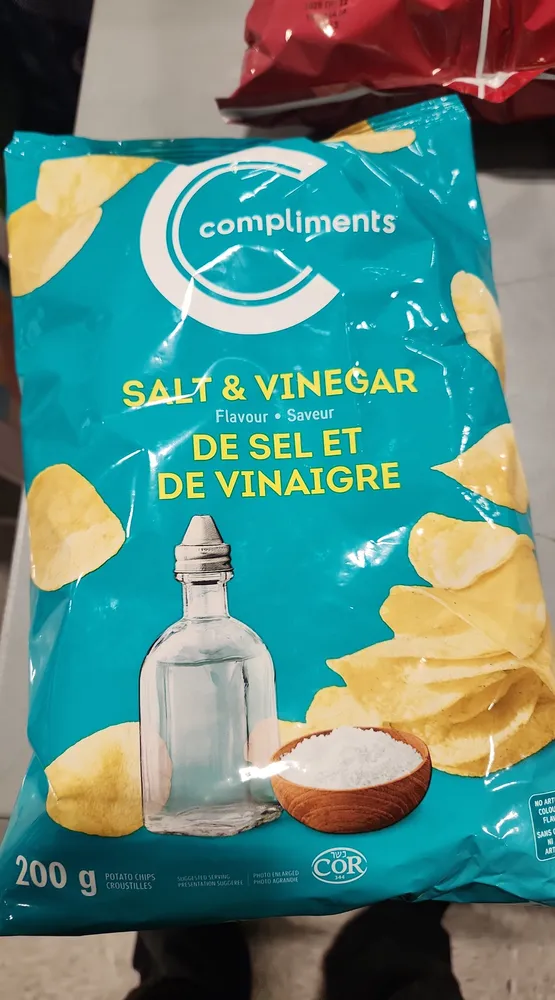 Salt & vinegar potato chips