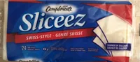 Sliceez swiss-style process cheese product
