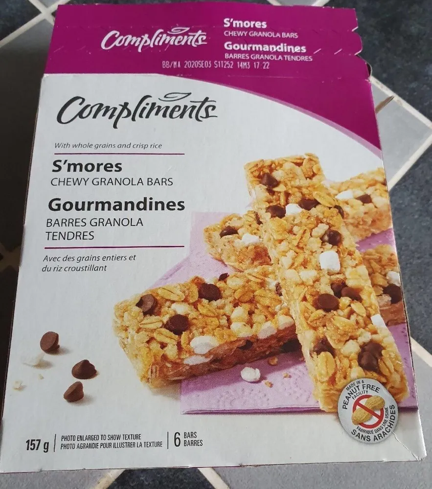 Gourmandises - Barres granola tendres