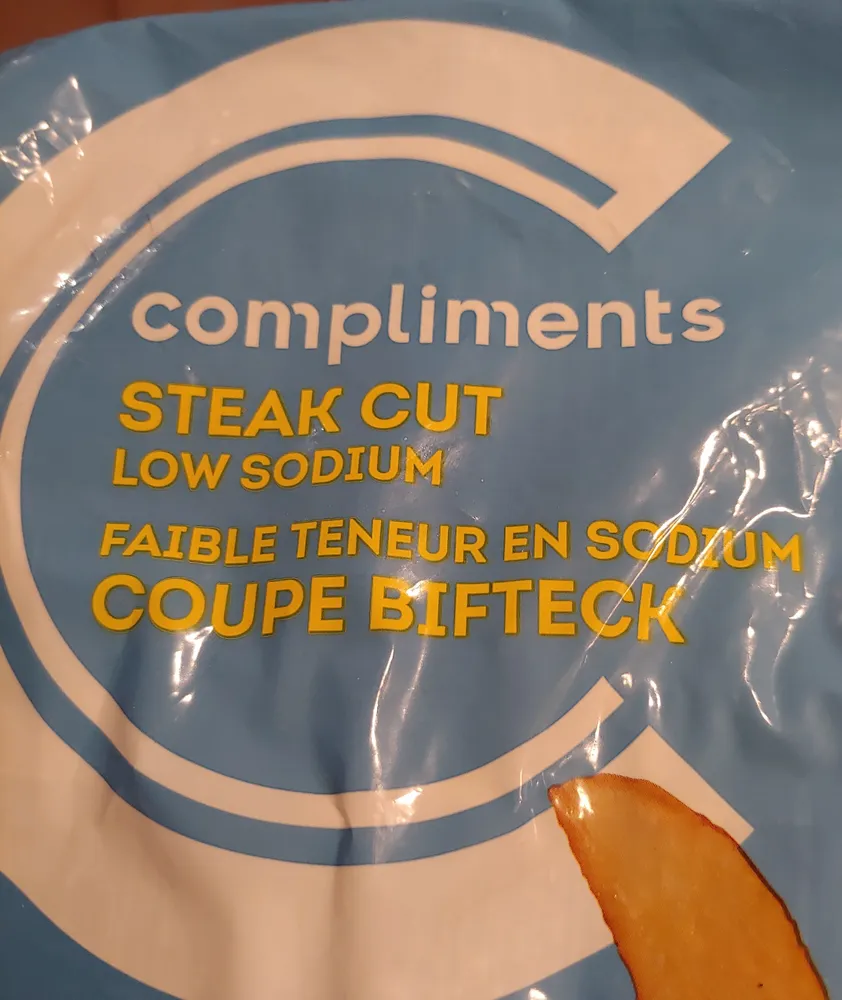 Steak cut fried potatoes low sodium