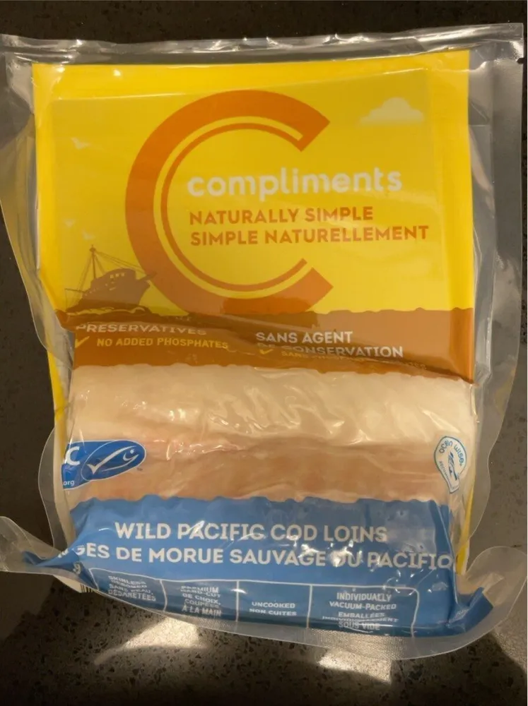 Wild pacific cod loins
