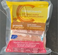 Longes de saumon rose sauvage