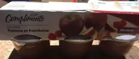 Collation pomme et framboise