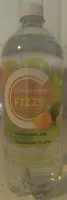 Fizzy tangerine lime flavoured sparkling water beverage