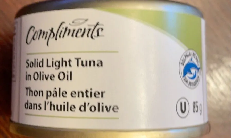 Thon pâle entier dans l’huile d’olive