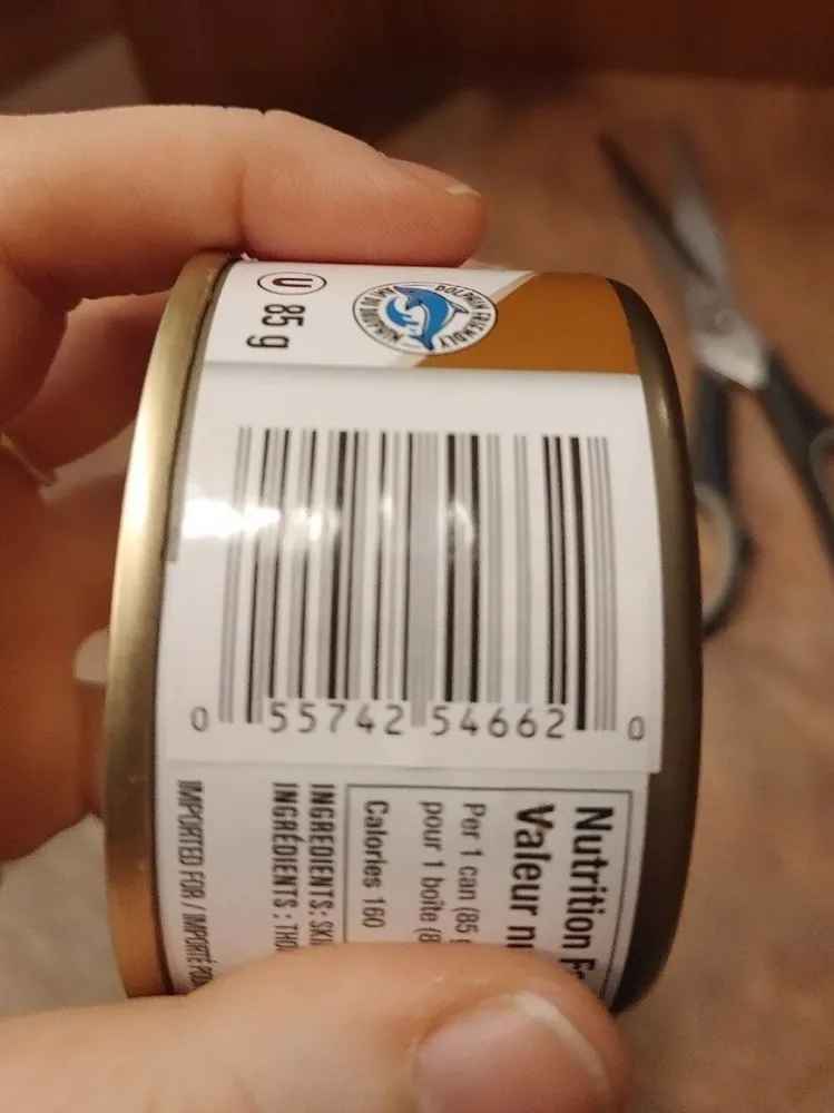 Thon pâle entier saveur de fumée