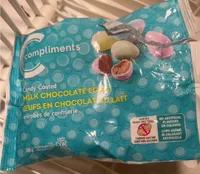 Compliments milk chocolate eggs