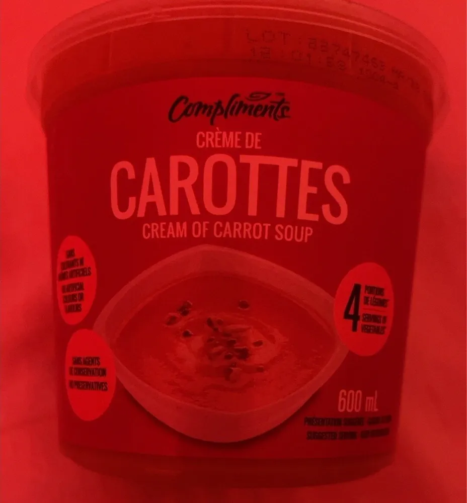 Creme de carottes