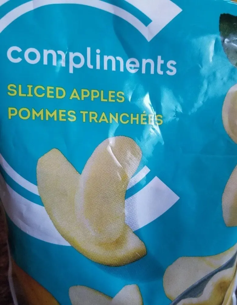 Pommes tranchées