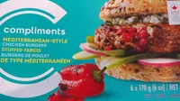 Burgers de poulet de type méditerranéen