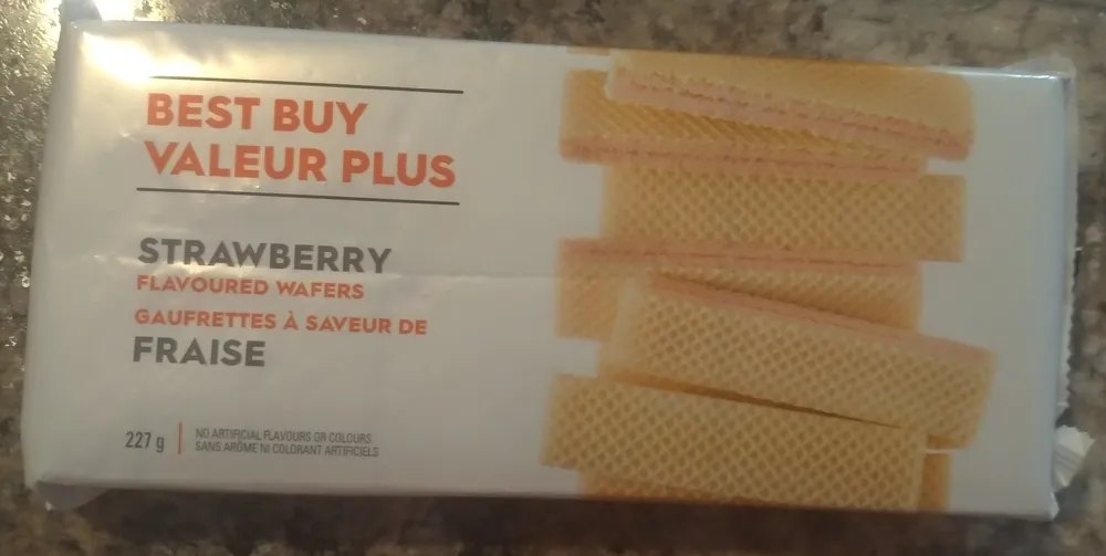 Strawberry Flavoured Wafers