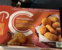 Breaded chicken nuggets