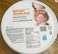 Neapolitan ice milk