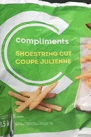 Frites surgelées coupe julienne