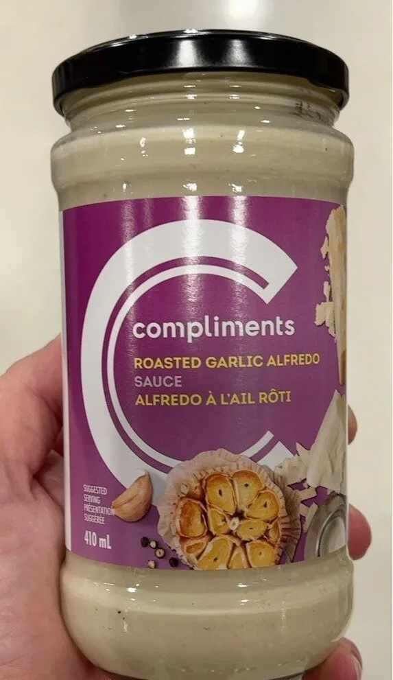 Roasted garlic alfredo