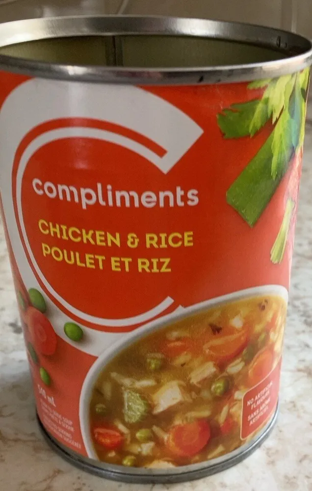 Soupe poulet et riz