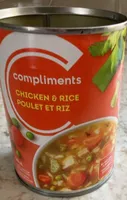 Soupe poulet et riz