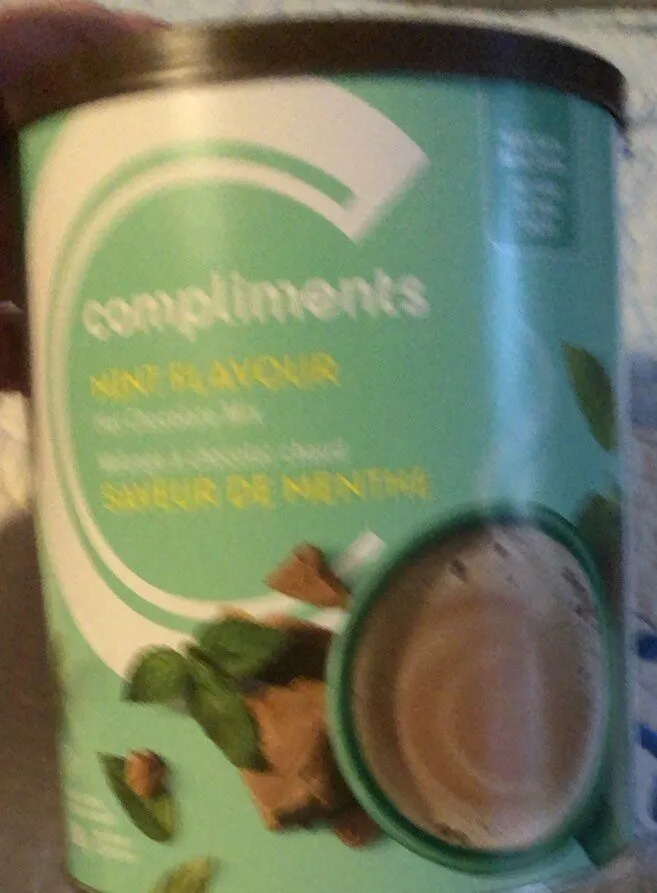 Mint flavor Hot chocolate mix