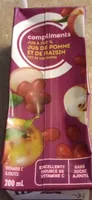 Jus de pomme et de raisin