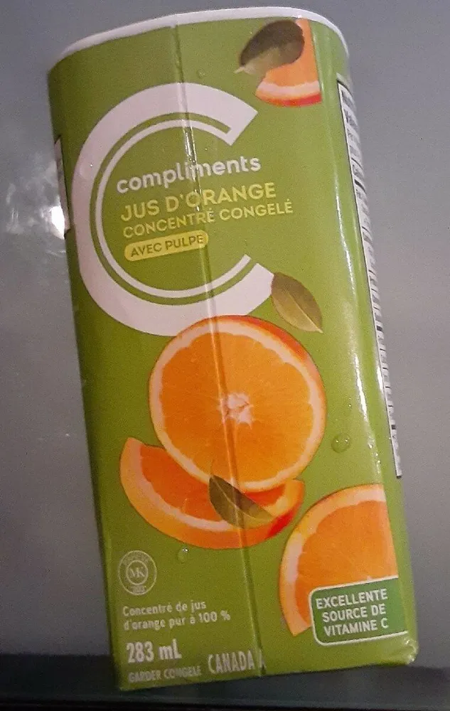 Jus orange  concentré