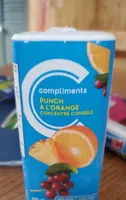 Punch à l'orange concentré congelé