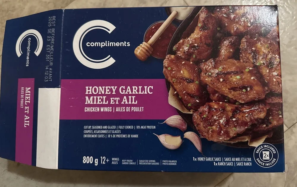 Honey Garlic Chicken Wings