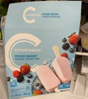Mixed berry froyo bars