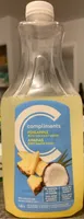 Ananas avec eau de coco