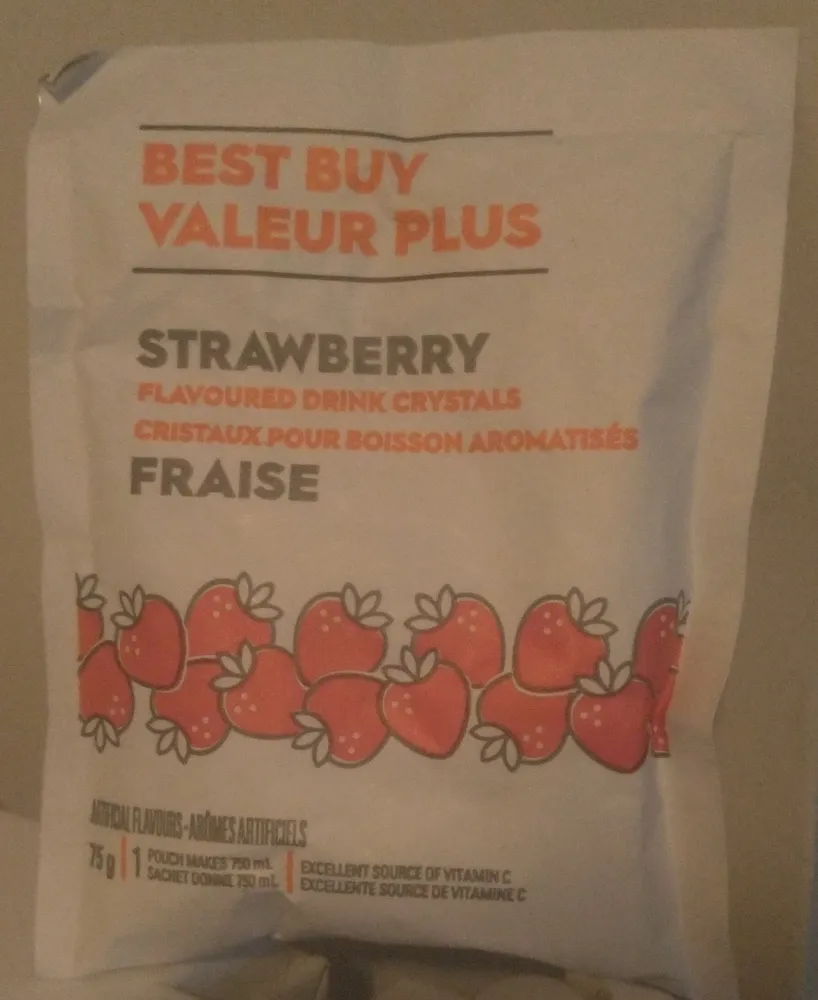 Strawberry Flavoured Drink Crystals