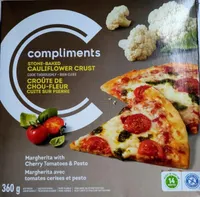 Compliments stone baked cauliflower crust