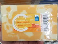 Fromage cheddar marbré