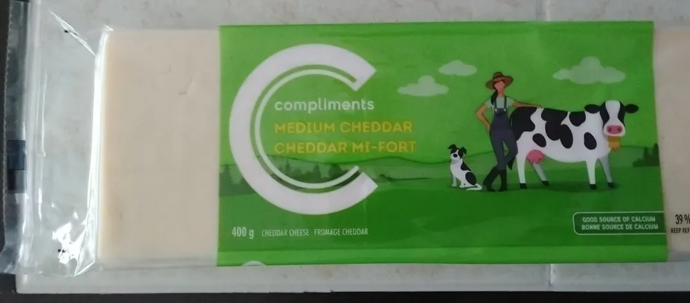 Medium Cheddar Cheese