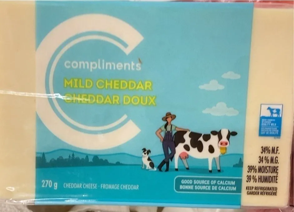 Mild cheddar cheese