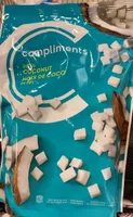 Noix de coco en dés