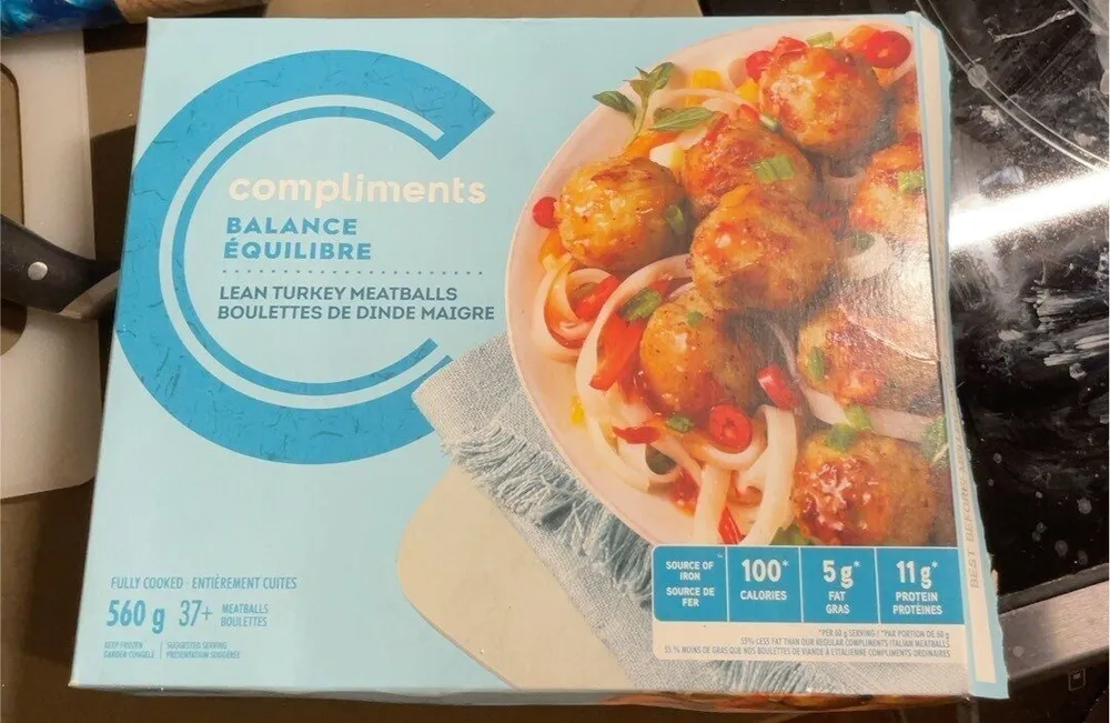 Lean turkey meatballs